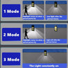 Rechargeable Garden Solar Flame Light with Motion Sensor - 1 Pcs