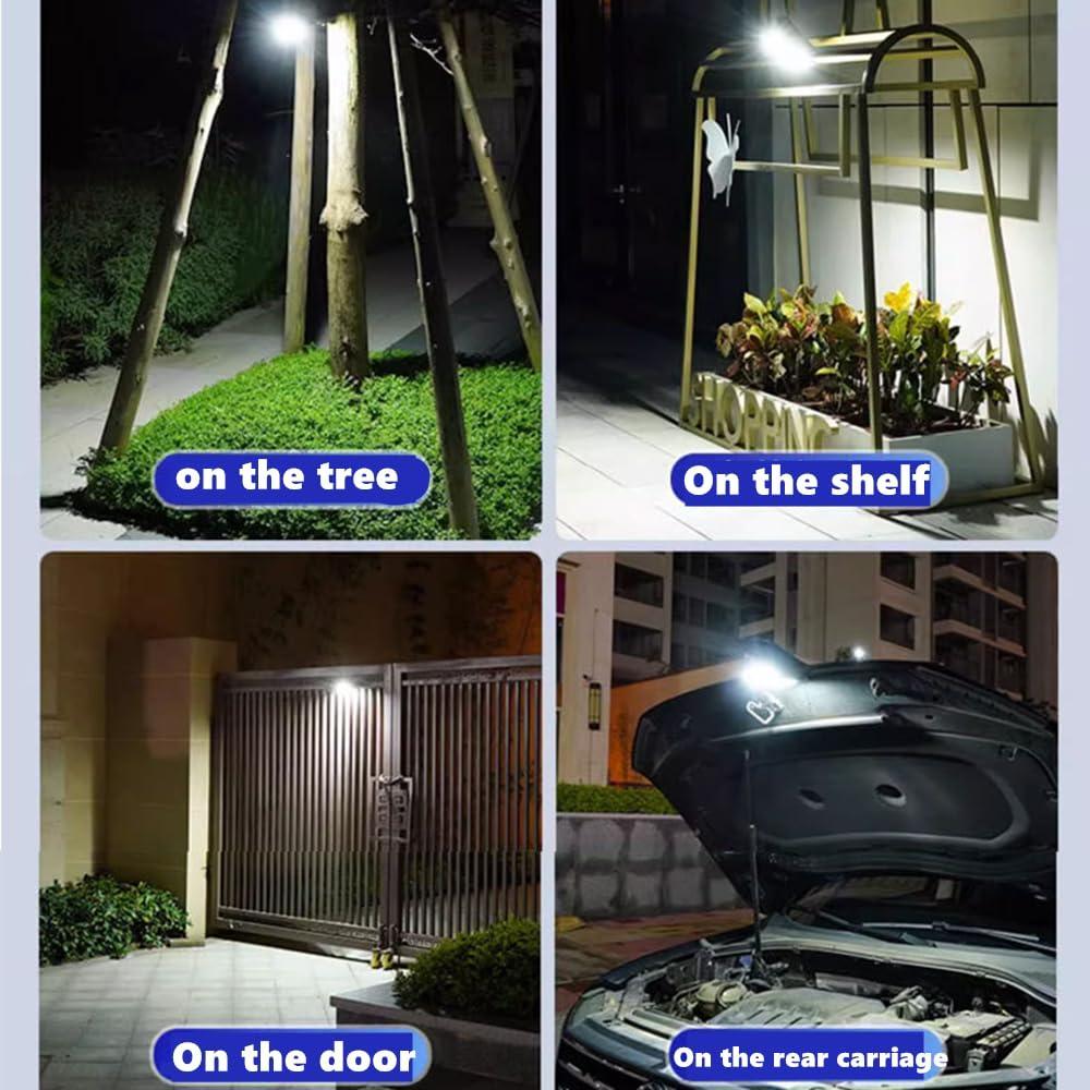 Rechargeable Garden Solar Flame Light with Motion Sensor - 1 Pcs