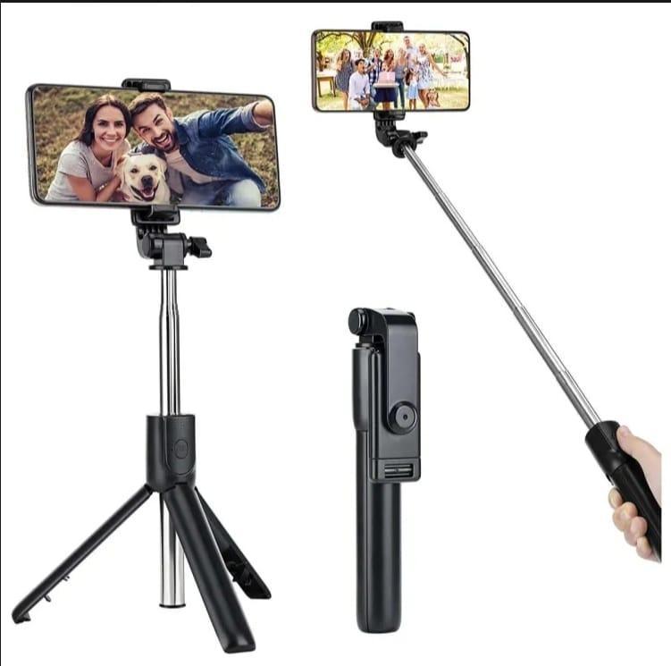 Portable Selfie Stick with Bluetooth Remote Controller – Ideal for Multiple Shooting Angles (1 Pcs)