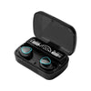 Black Earbuds with 2000mAh Power Bank & LED Display - Model 10 - 9D Hifi Sound