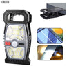 Rechargeable Garden Solar Flame Light with Motion Sensor - 1 Pcs