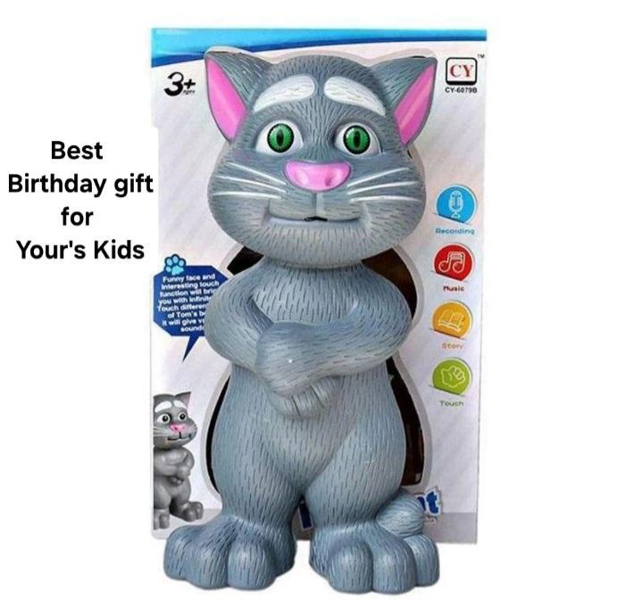 Plastic Talking Tom Toy
*Product Description*: Funny Cat Repeat your Voice, funny Action, Big Size